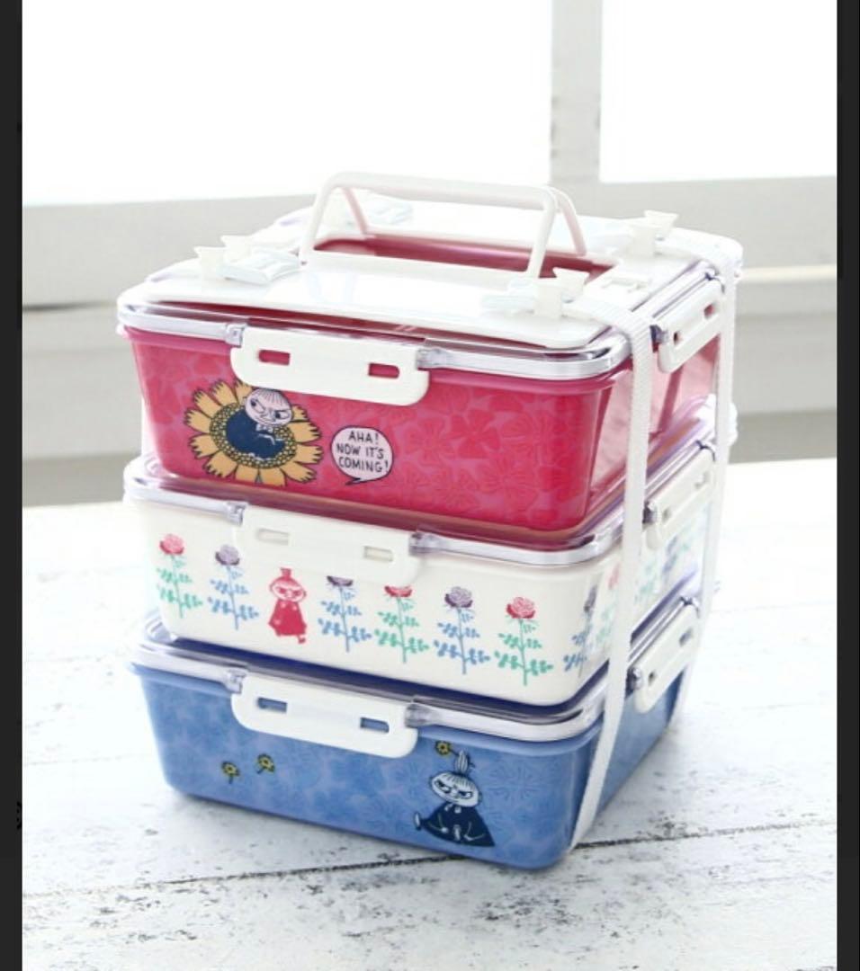 アフタヌーンティーリビング×リトルミイ 3段ランチボックス Lサイズ