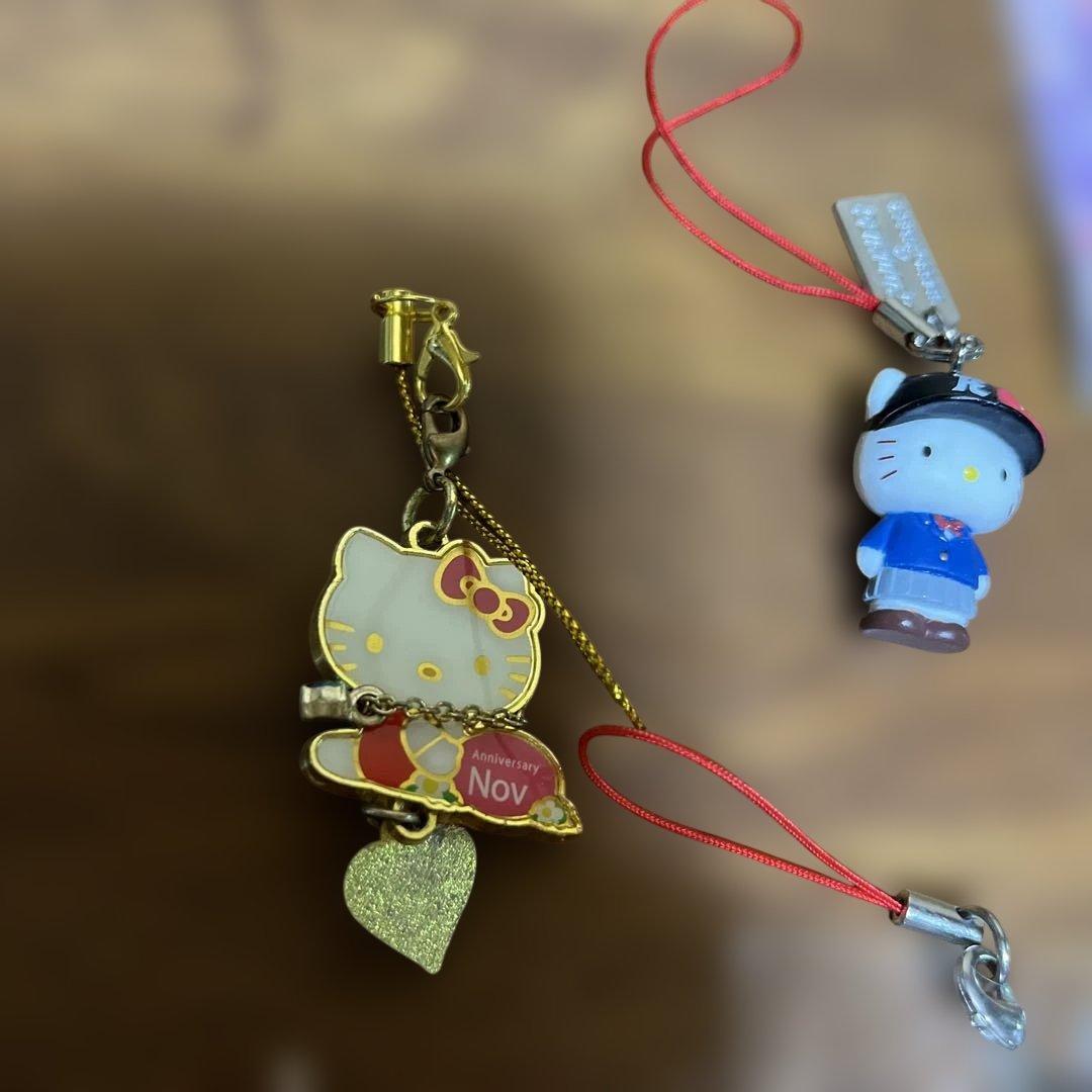 激レア平和堂キティ　ハローキティ ストラップ　チャームセット