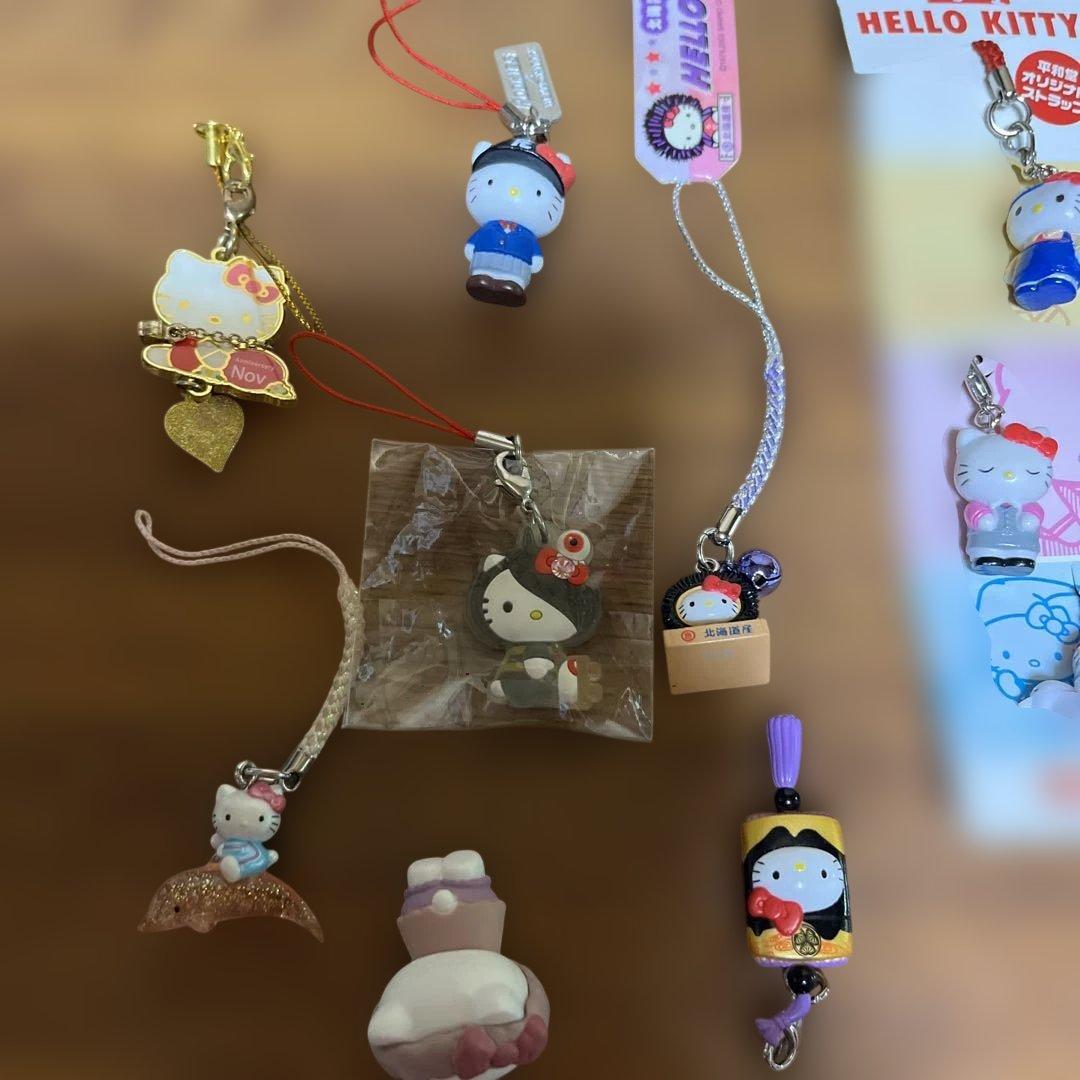 激レア平和堂キティ　ハローキティ ストラップ　チャームセット