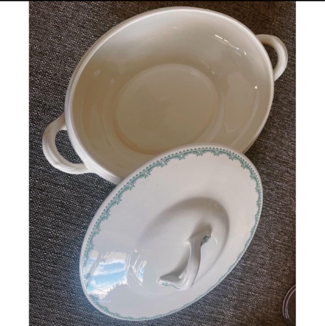 BOCHcarlottaアンティーク 蓋付きスーピエール