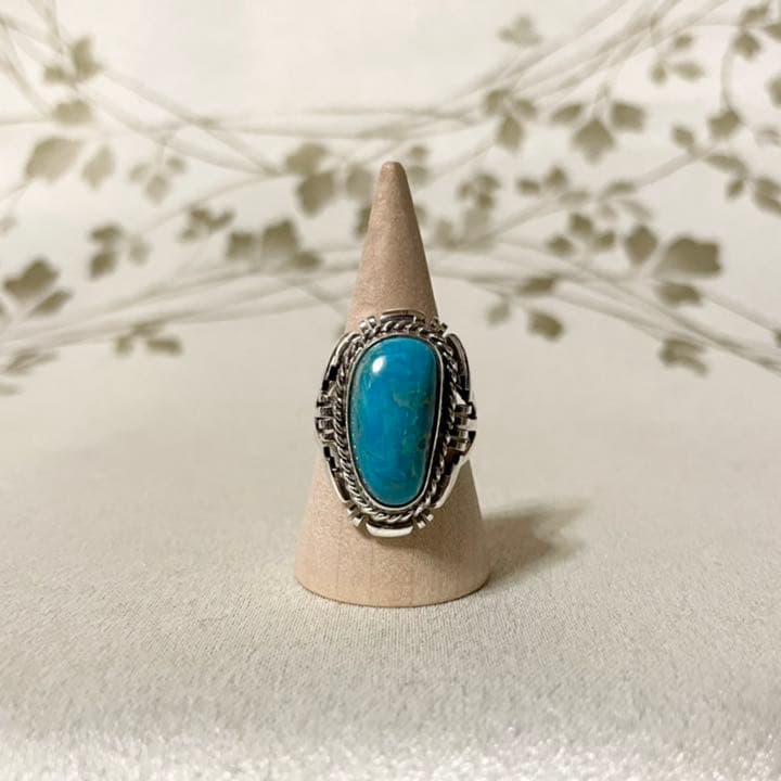 ターコイズ シルバー リング ナバホ F.C 刻印 - メルカリ