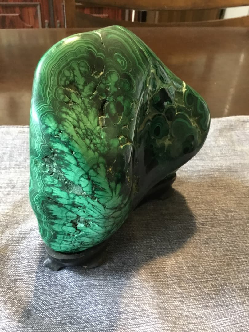 【希少】孔雀石 グリーンマラカイト 2.6kg