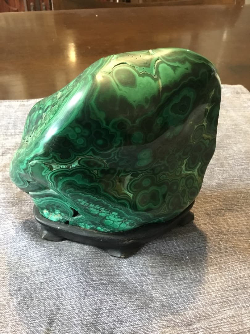 【希少】孔雀石 グリーンマラカイト 2.6kg