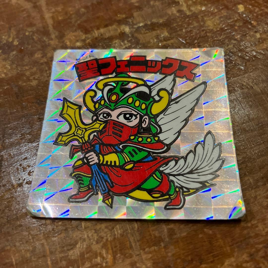 旧ビックリマン 聖フェニックス チョコ版 エラー品 裏青 ビックリマン