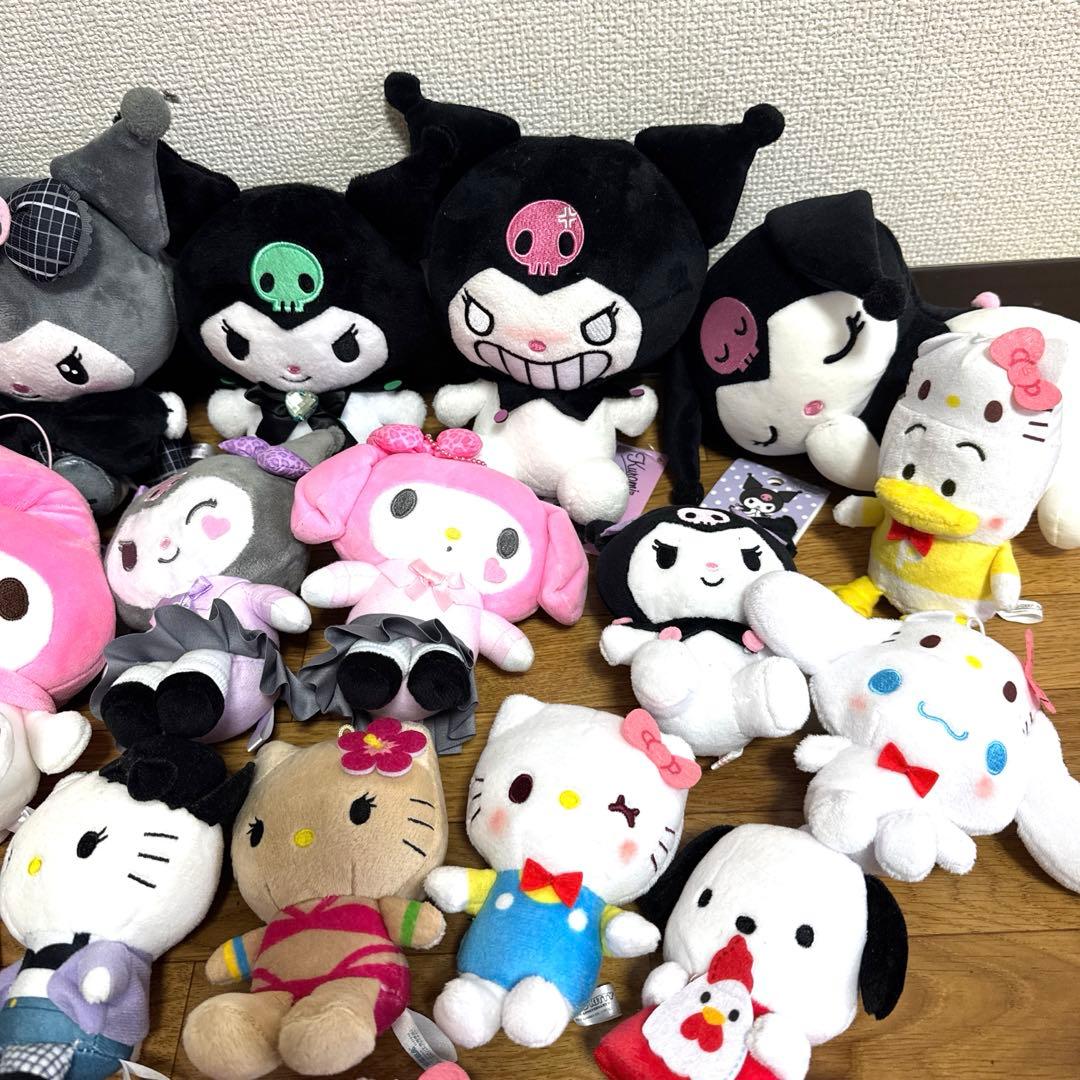 サンリオ☆キティ＆クロミ＆マイメロ等☆ぬいぐるみ☆18点 - メルカリ