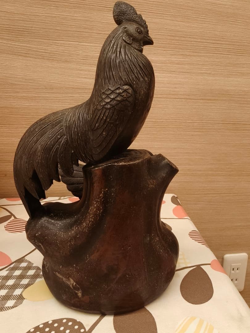 備前焼 鶏置物骨董品 古美術 時代物