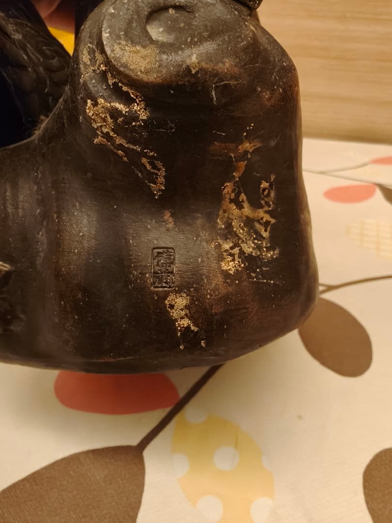 備前焼 鶏置物骨董品 古美術 時代物