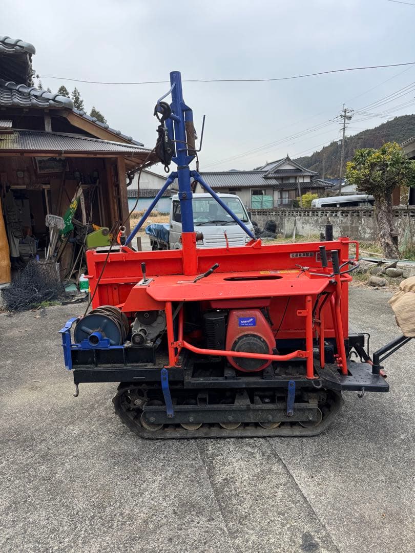 ☆貴重☆林内作業車（クローラー式運搬台車 ）ウインチ付き