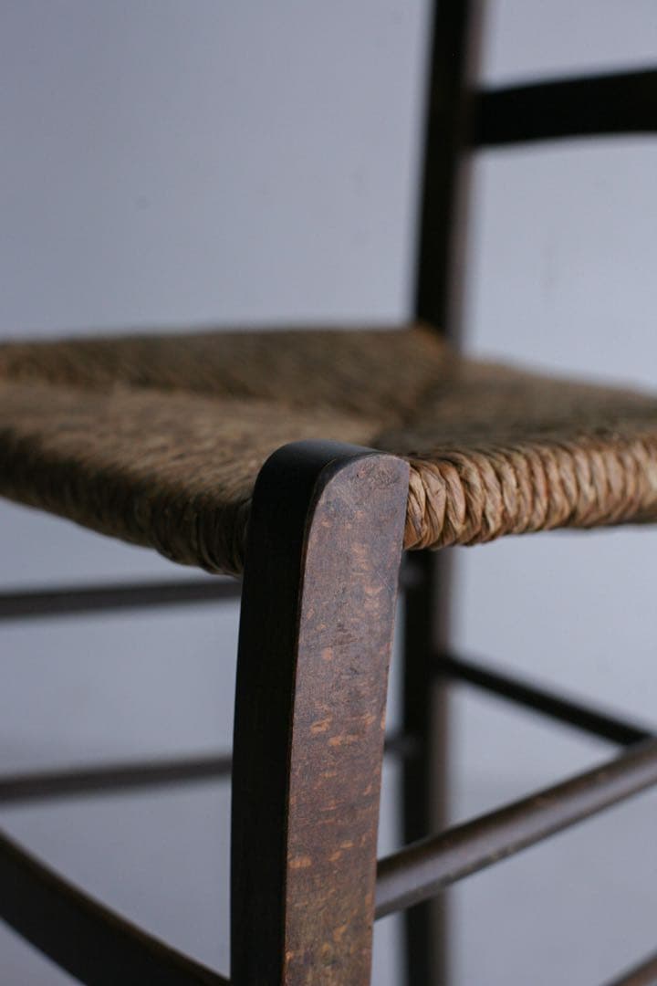 フランス ラッシュ編みチェア ダイニングチェア アンティーク