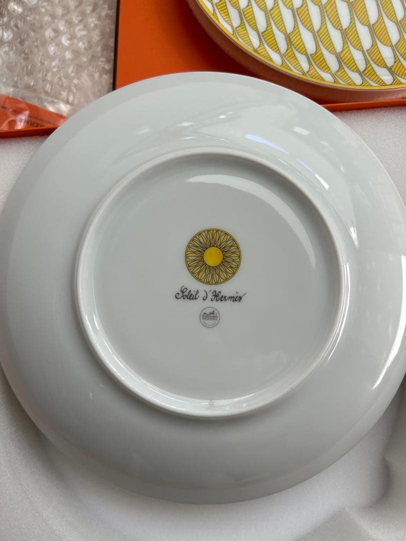 エルメス 食器 ソレイユ No,1デザートプレート 2枚セット