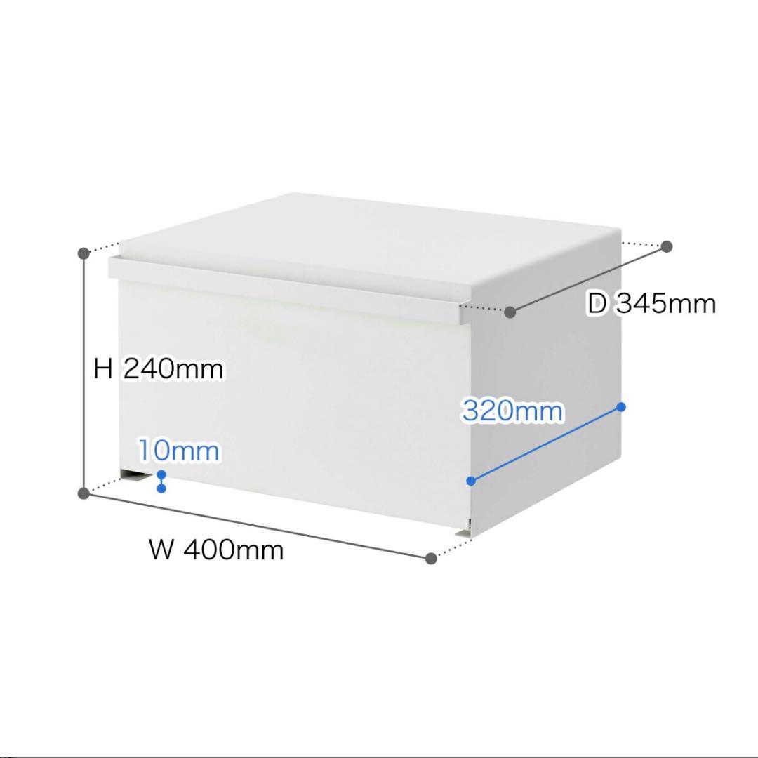 山崎実業tower ブレッドケース ホワイト白