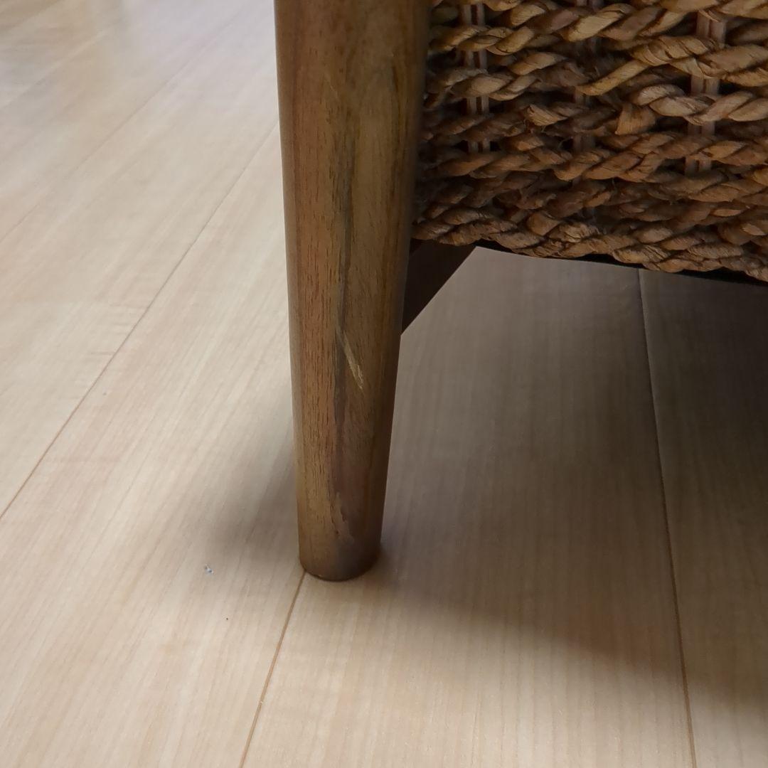 送料無料　アパカ素材の収納付きセンターテーブル