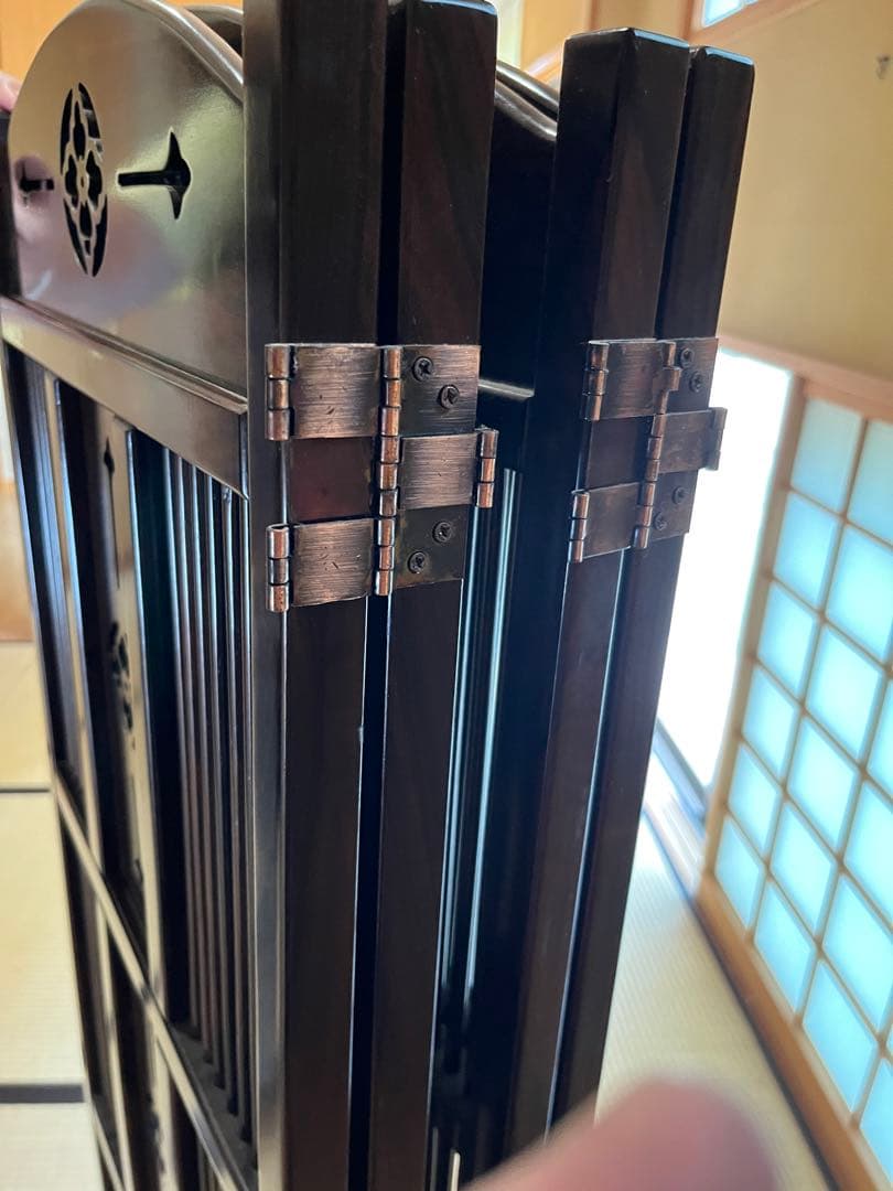 ⭐︎希少⭐︎ 黒柿　衝立　入手困難品