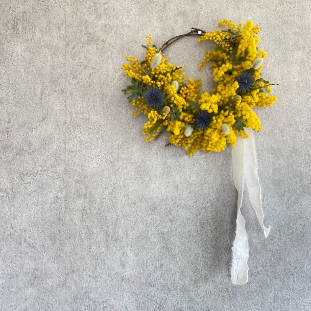 ミモザのハーフリース❁︎28cm人気】数量限定！ミモザのハーフリース