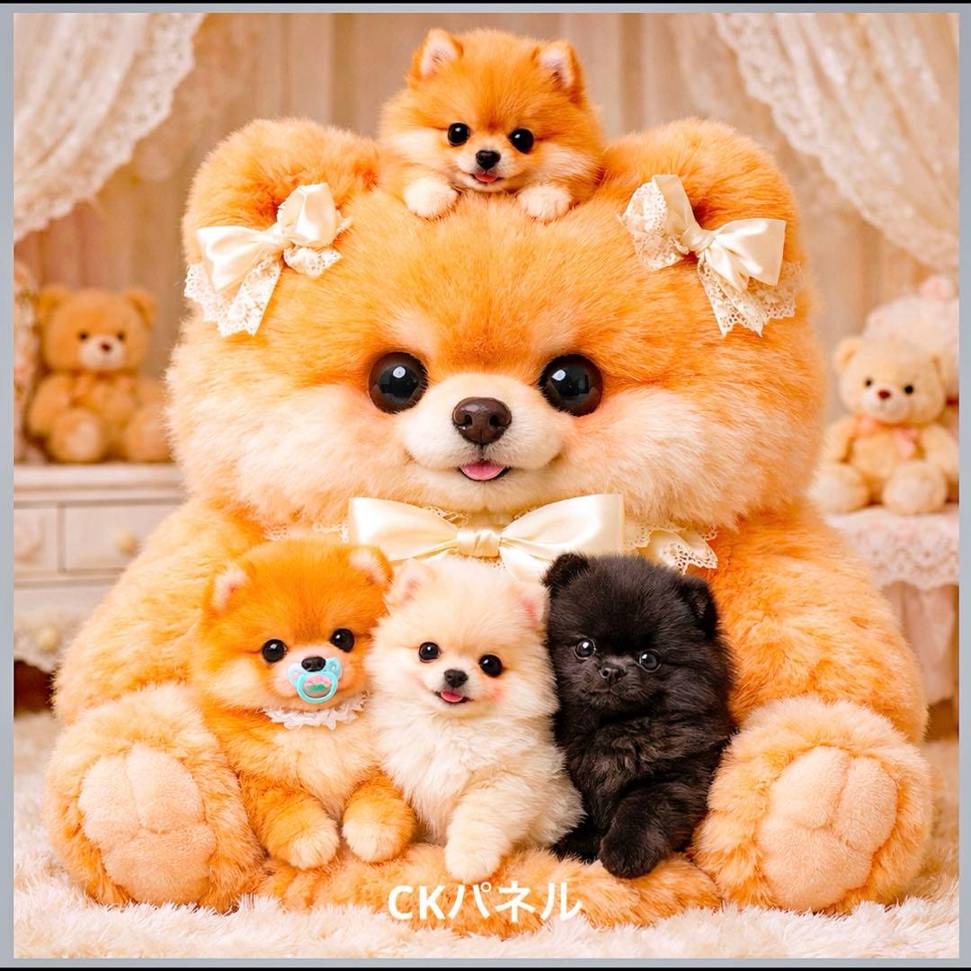 新柄♥️期間限定レアパネル生地 6犬種パネル生地 6柄セット CKパネル