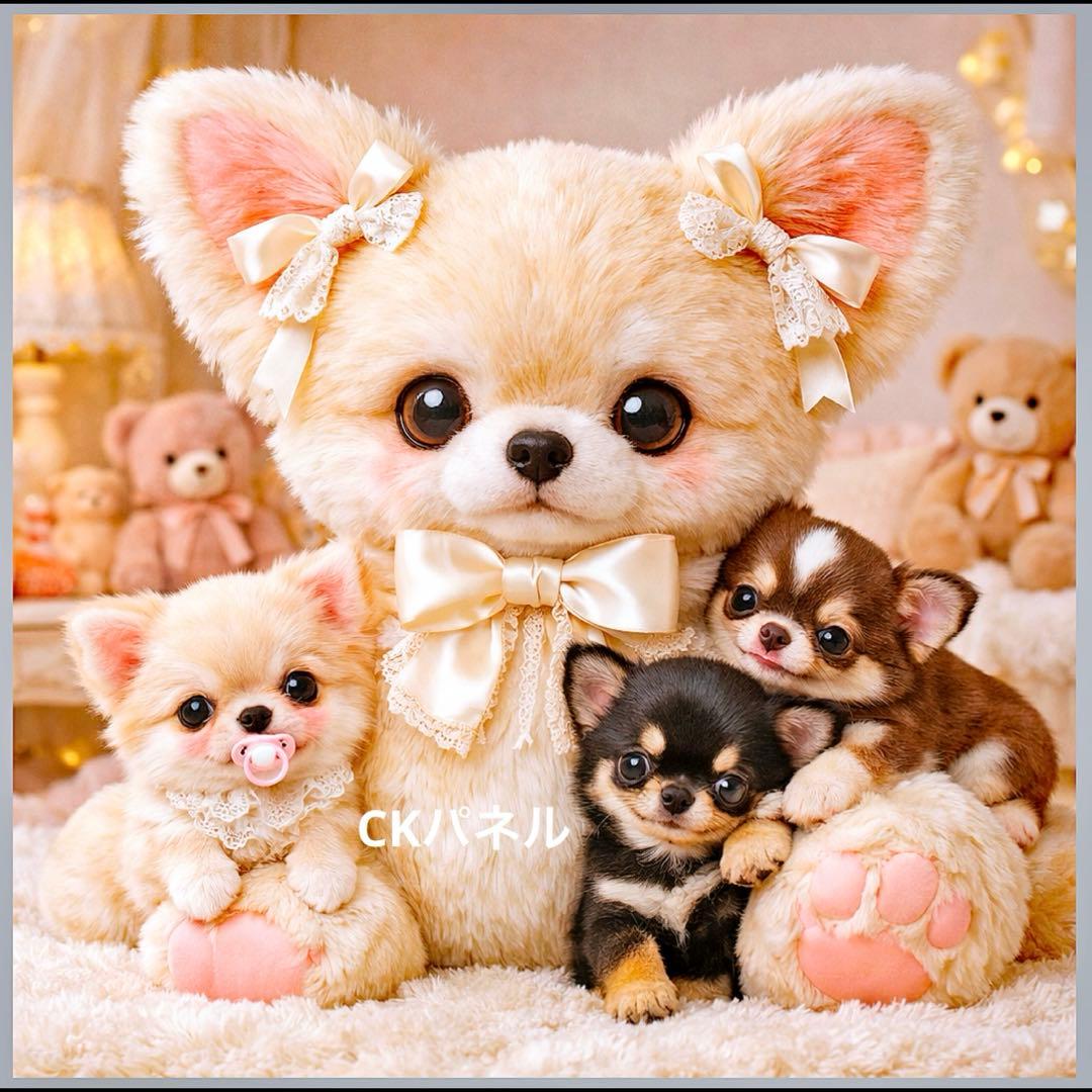 新柄♥️期間限定レアパネル生地 6犬種パネル生地 6柄セット CKパネル