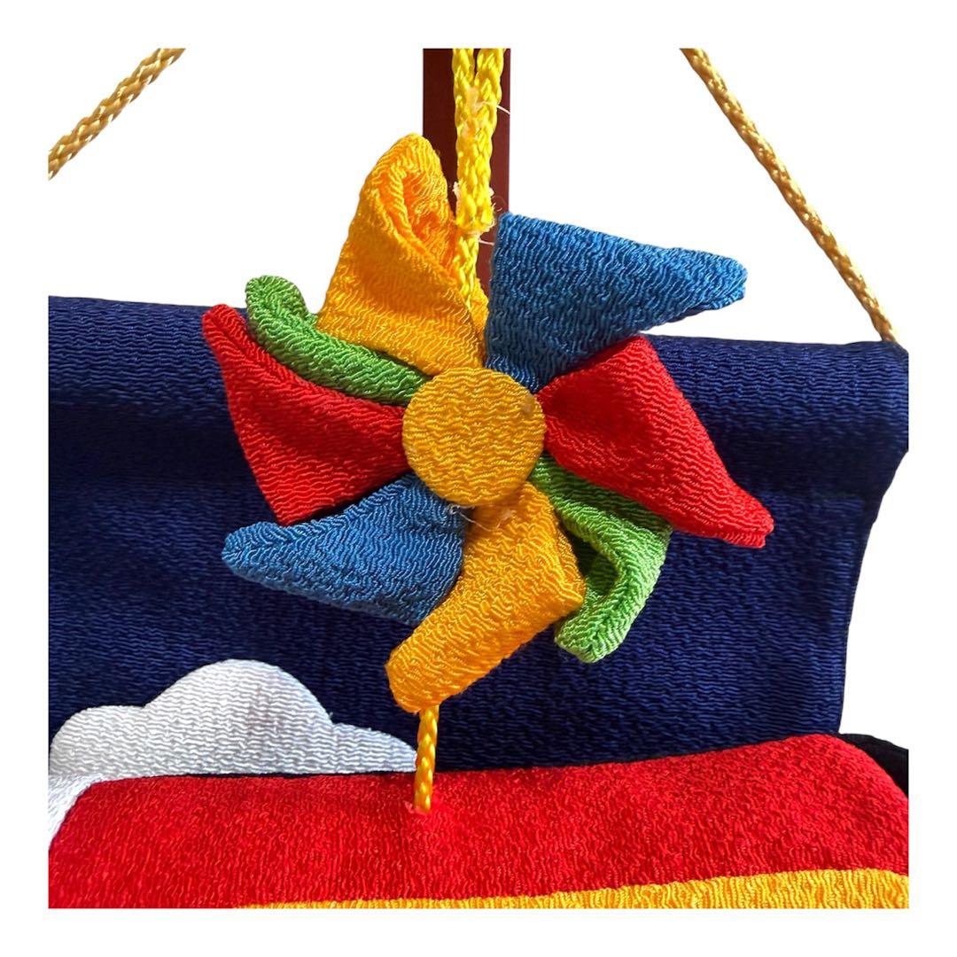 マンションOK！室内用 鯉のぼり つるし飾り 台座付 初節句 五月人形 脇飾り