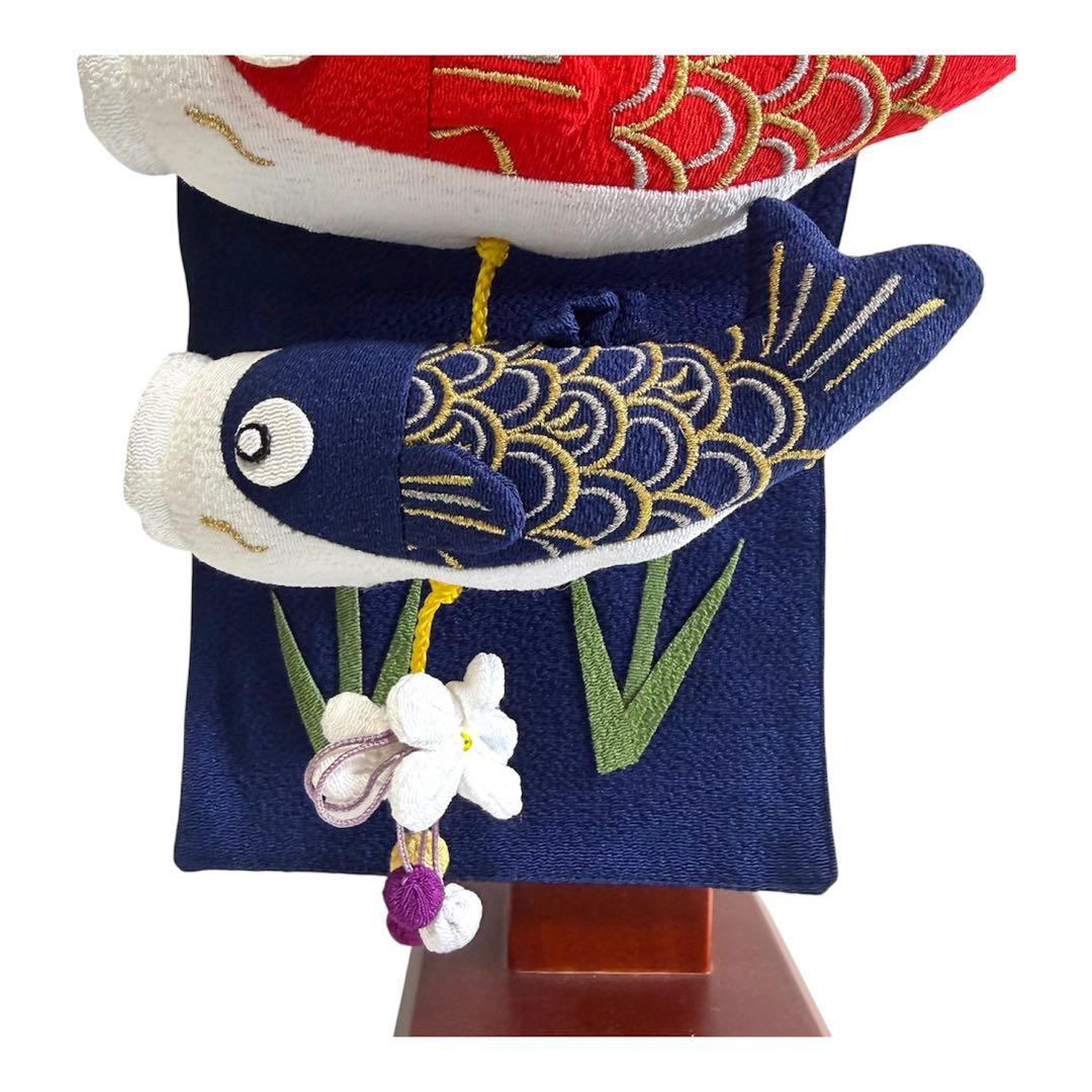 マンションOK！室内用 鯉のぼり つるし飾り 台座付 初節句 五月人形 脇飾り