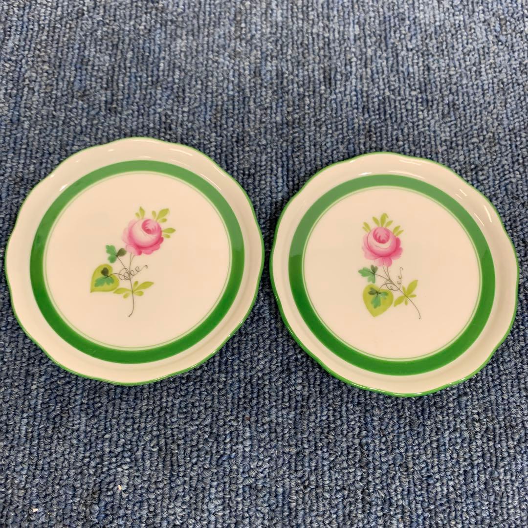 HEREND ヘレンド ウィーンの薔薇 サービストレー 23cmコースター 小皿