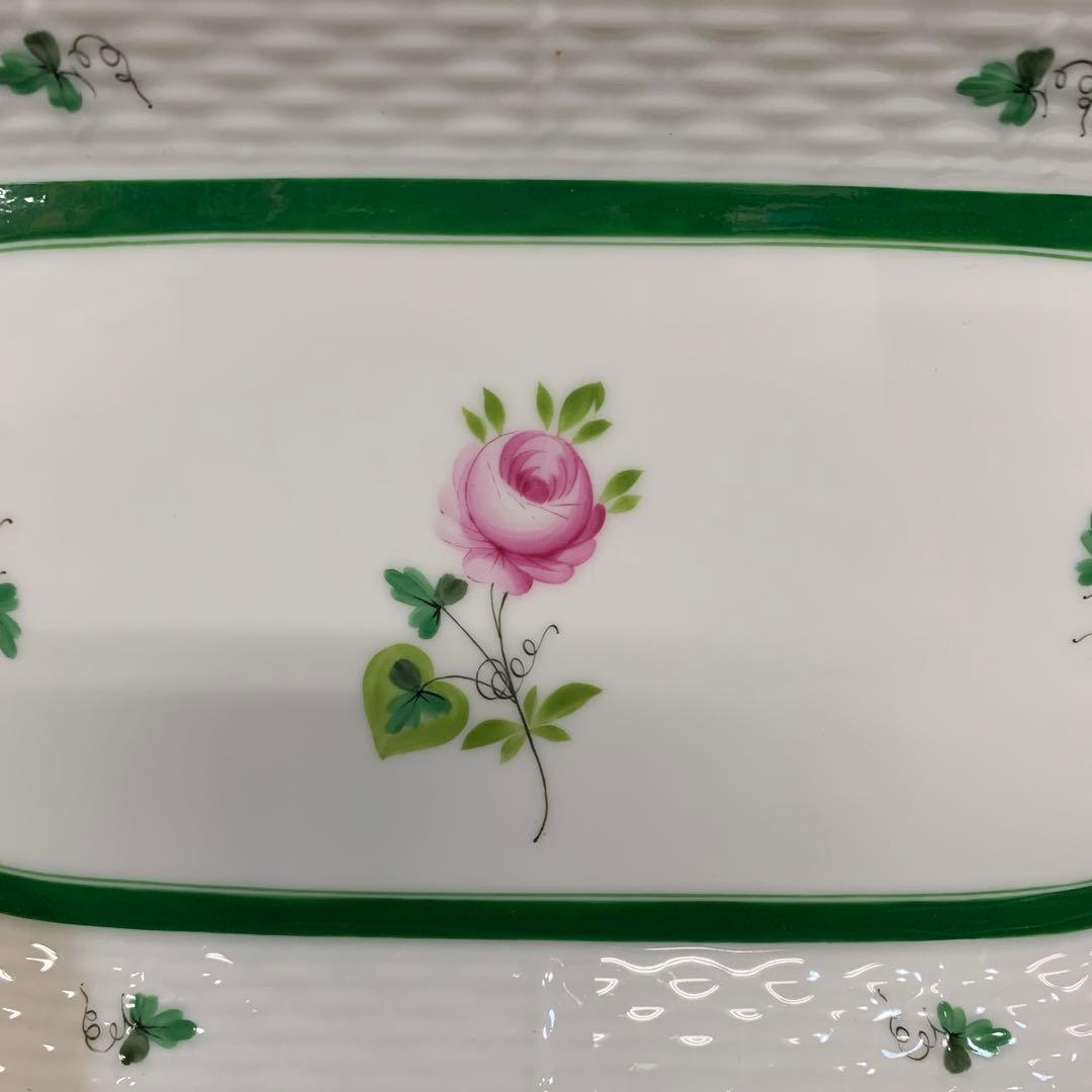 HEREND ヘレンド ウィーンの薔薇 サービストレー 23cmコースター 小皿