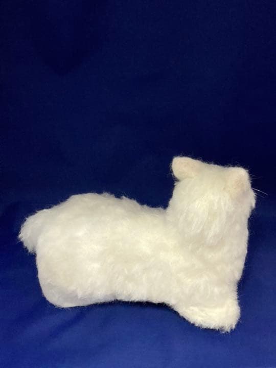 羊毛フェルト 猫 サンプルページ 白猫 L L L ハンドメイド 香箱座り