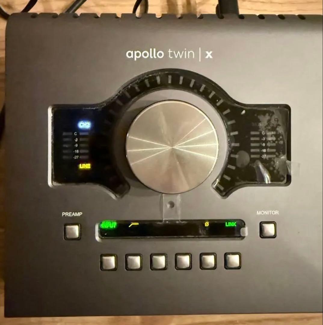 Apollo Twin X Duo オーディオインターフェース　マイクプリアンプ