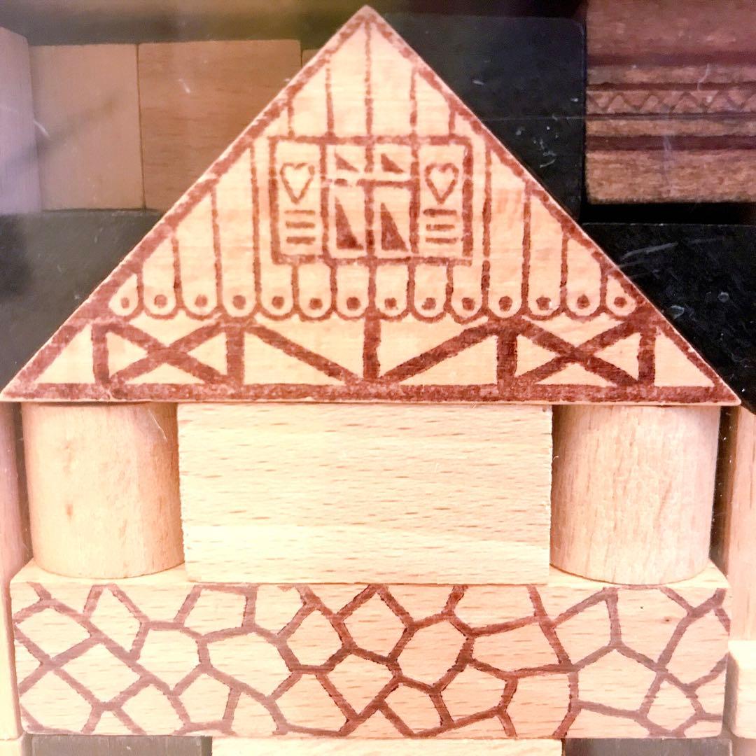 ドイツ　エバート 社　街の積み木　建築積み木　ドイツ製