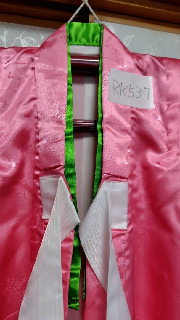 RK537洗える子供着物着丈93センチ裄丈42センチ綺麗美品3歳用