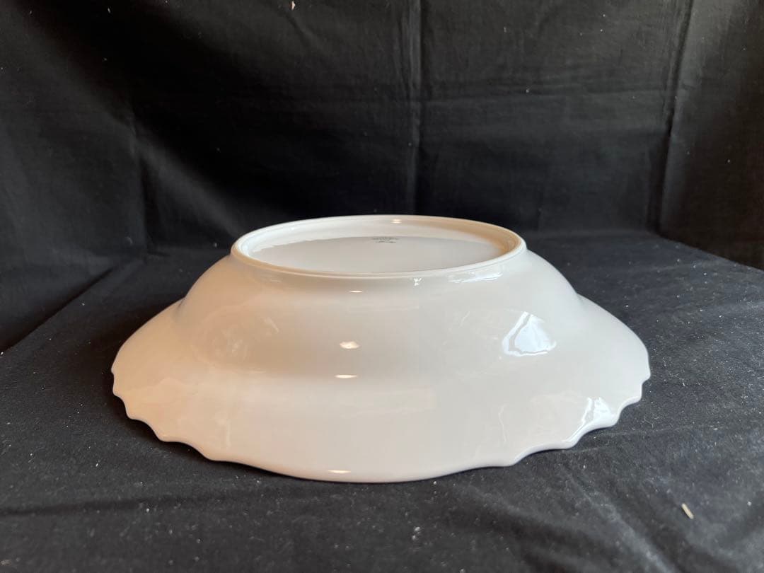 リチャードジノリ　ベッキオホワイト　ラウンドプラター　３種３枚