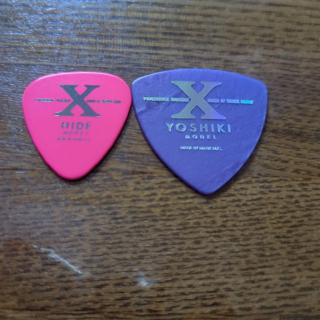 X JAPAN ギター ピック HIDE YOSHIKI - メルカリ