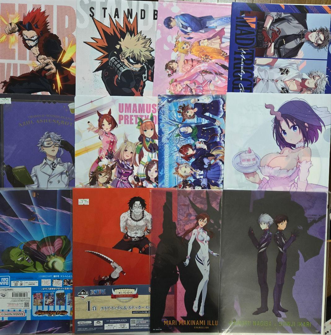 アニメグッズ キャラクターグッズ クリアファイル まとめ売り 200枚