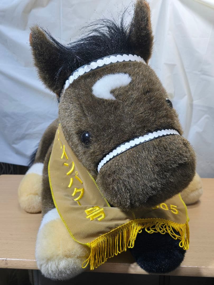 希少 ディープインパクト 2005年 三冠馬 記念ぬいぐるみ（大） - メルカリ