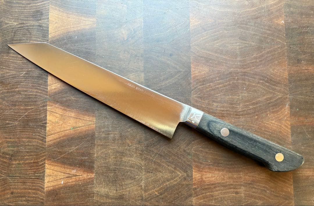 正本総本店　ハイカーボン　切付　牛刀　210mm 包丁　洋包丁　全鋼