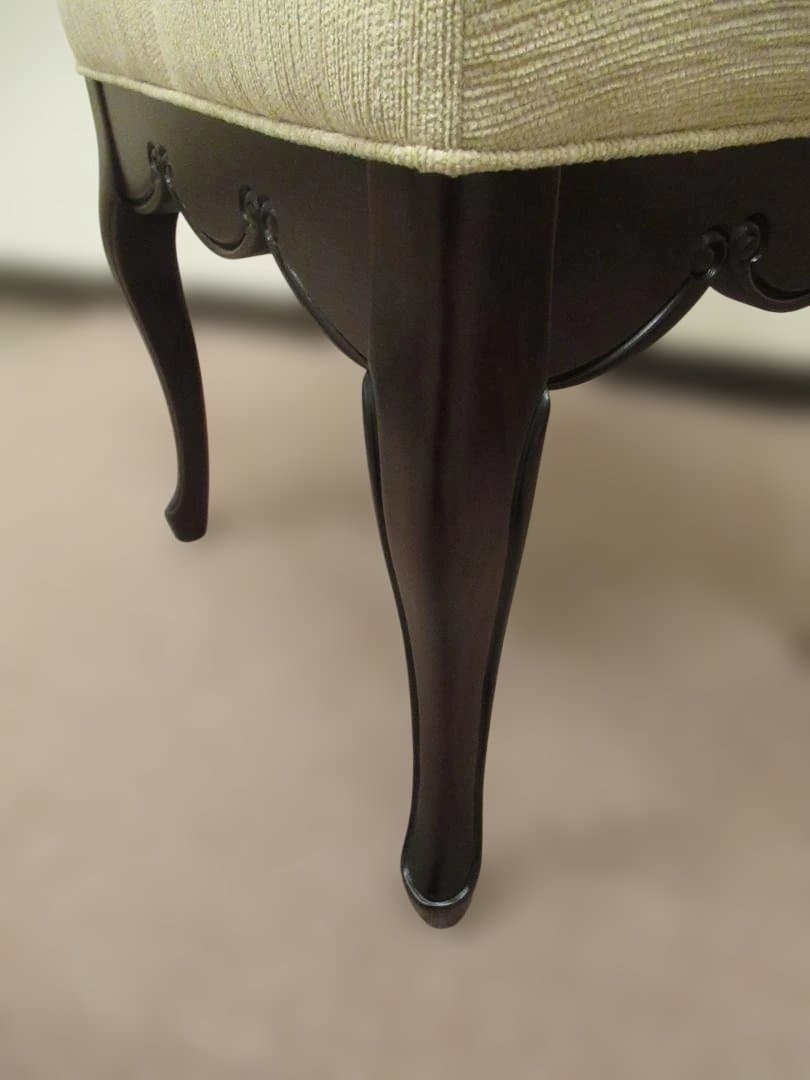 クラシック ベージュファブリックスツール