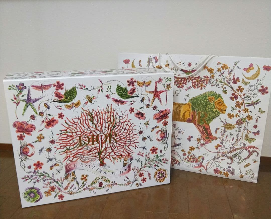 Dior 空箱 限定 特大 ボックス クリスチャン・ディオール ギフトバッグ