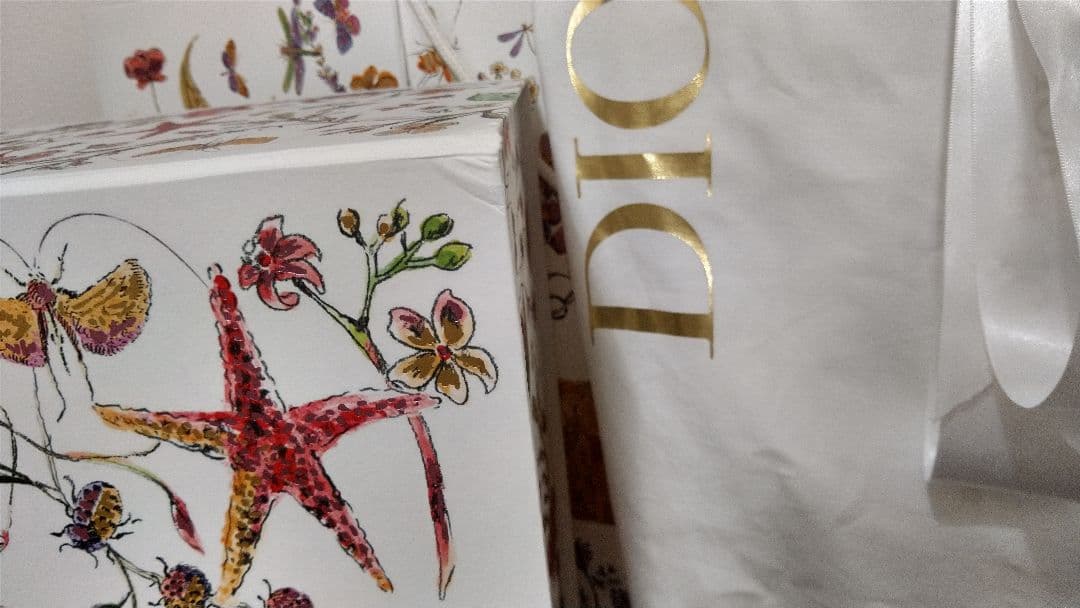 Dior 空箱 限定 特大 ボックス クリスチャン・ディオール ギフトバッグ