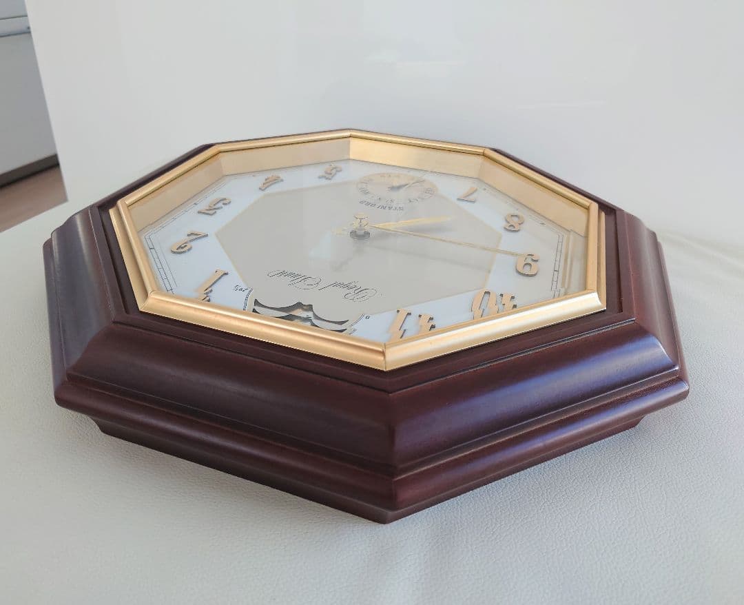  Stuart　リズム時計　ムーンフェイズ掛け時計　4FG502SD