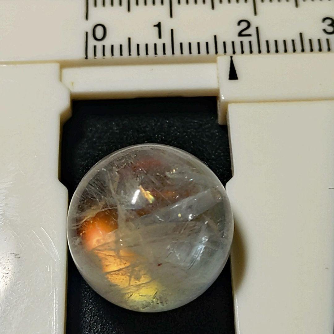 ★トップグレードレインボーアンデシン 16.5ミリ珠ビーズB(SA~SA+)