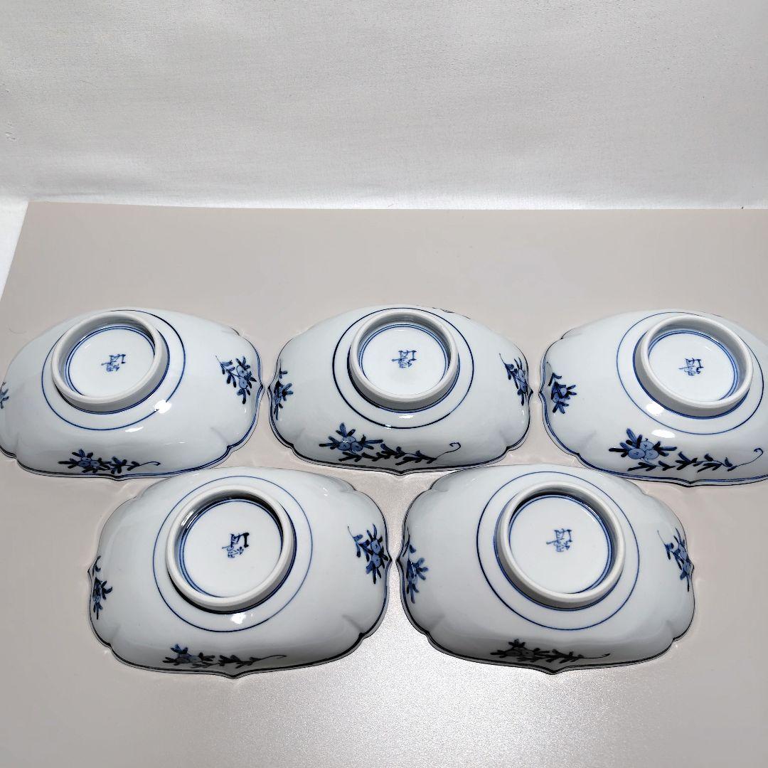 山本長左 唐草 浅鉢揃 九谷焼 桃華唐草 小鉢 5個 - メルカリ