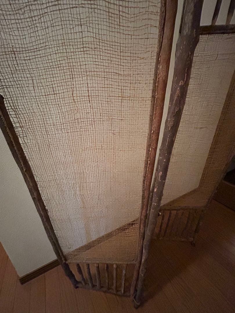 木製　折りたたみパーテーション