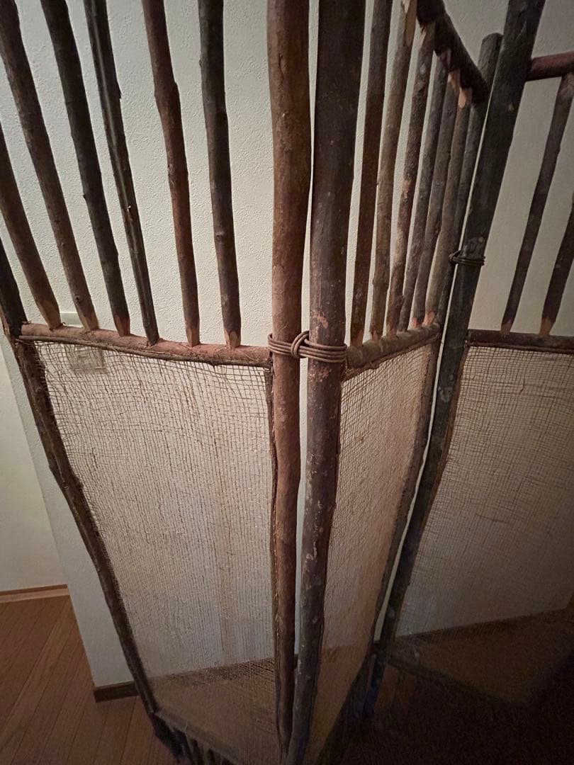 木製　折りたたみパーテーション