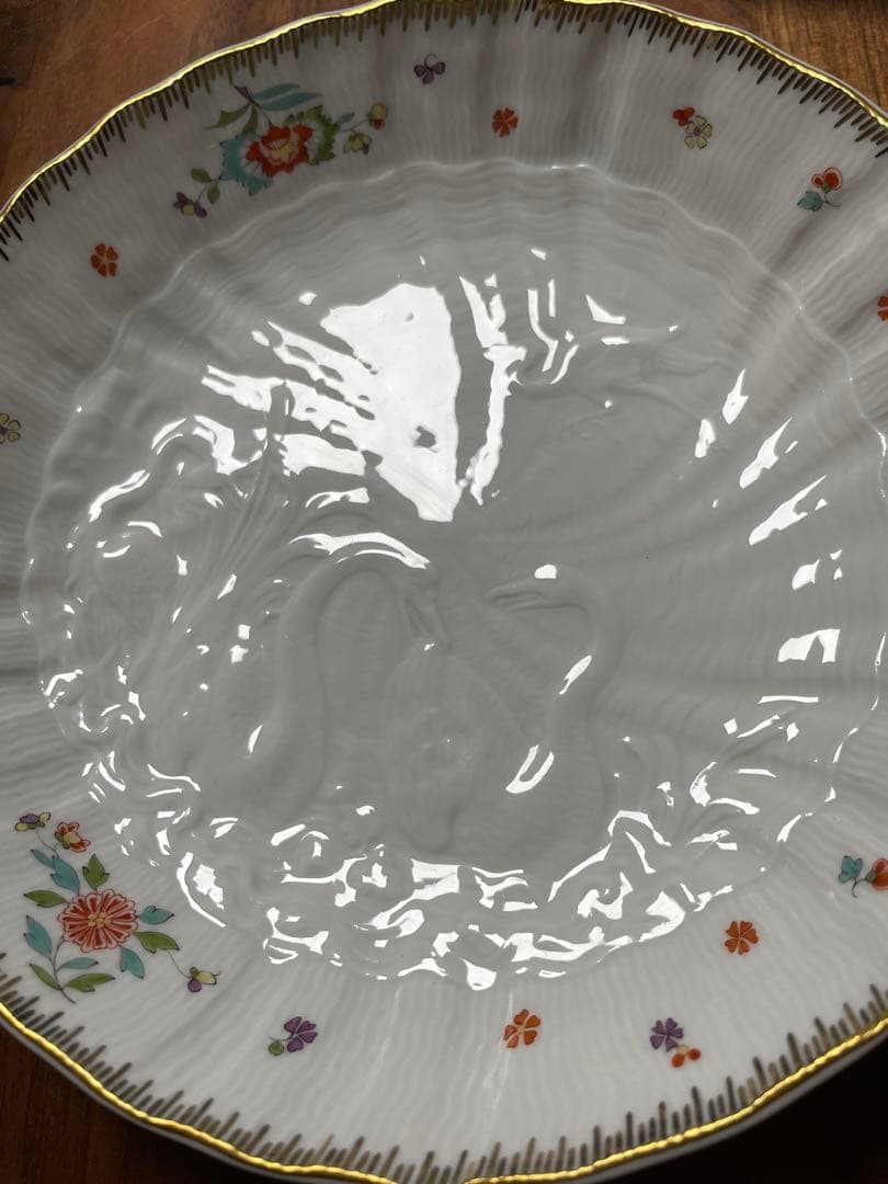 未使用 マイセン カップ&ソーサー スワンサービス インディアン