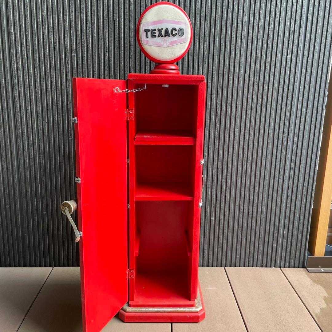 ガスポンプ マルチキャビネット アメカジ ガソリンスタンド型