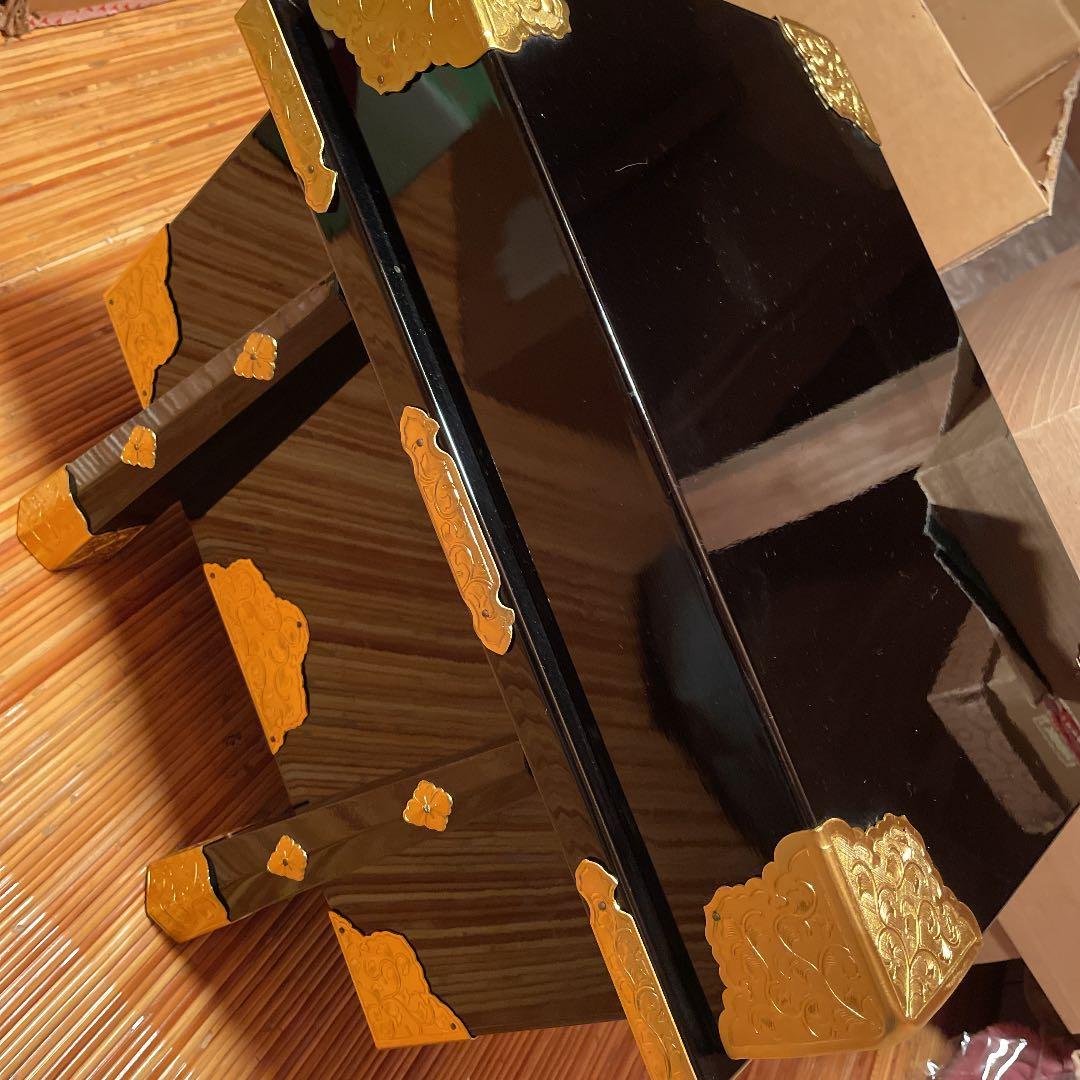 甲冑　京染正絹織　高級　鎧　水晶　五月人形　黒塗