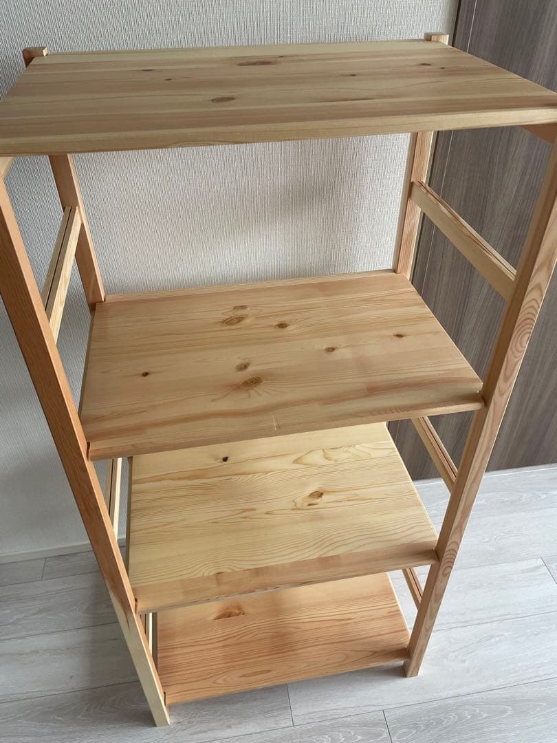 無印良品　パイン材ユニットシェルフ　58cm幅中