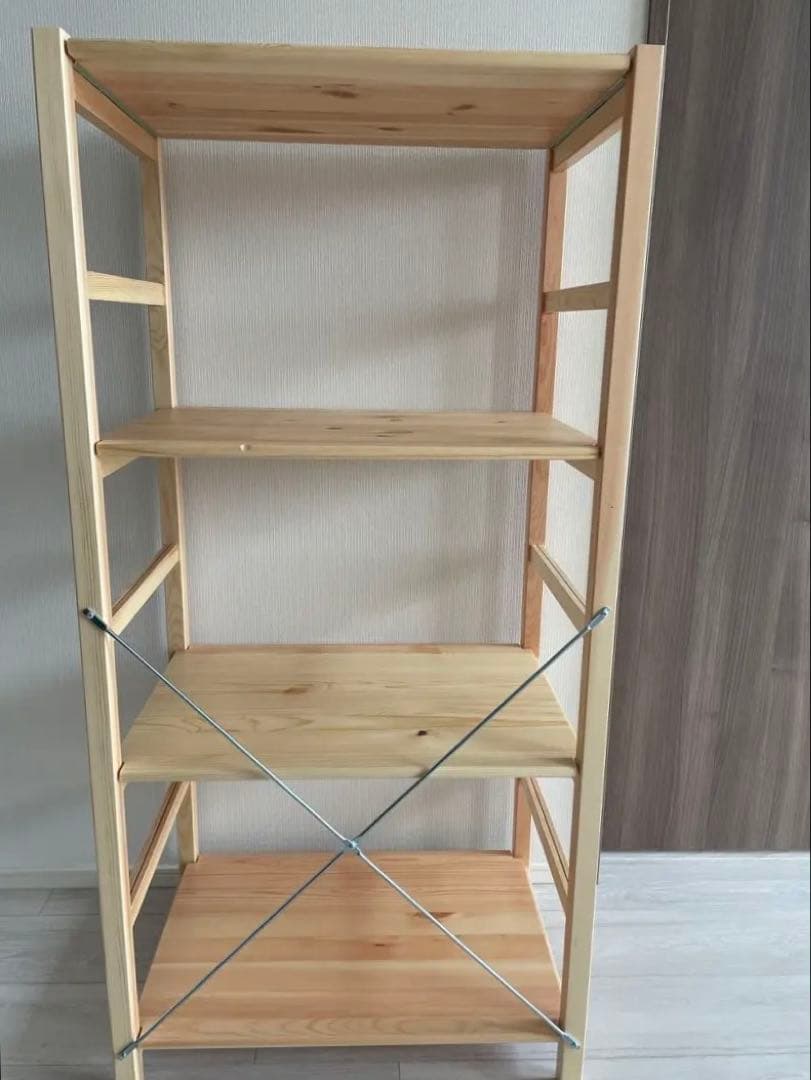 無印良品　パイン材ユニットシェルフ　58cm幅中