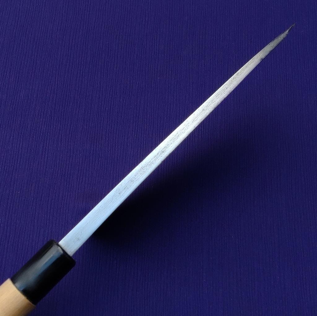 出刃包丁 二見ヶ浦 菊一文字則正 刃長約180㎜ 片刃 庖丁 《0124》