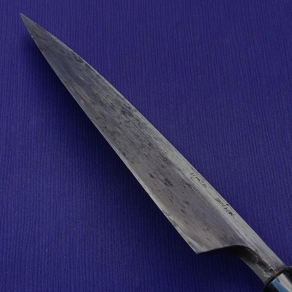 出刃包丁 二見ヶ浦 菊一文字則正 刃長約180㎜ 片刃 庖丁 《0124》