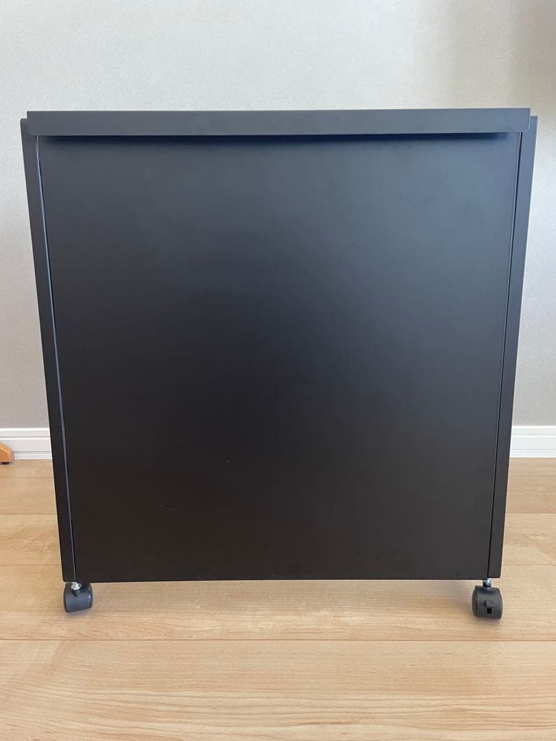 山崎実業　tower 目隠し分別ダストワゴン（3分別）