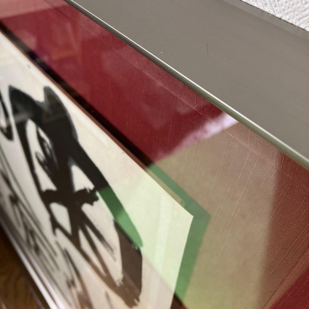 スチール額(浮かし) ワインレッド 　　　お買い得品❗️